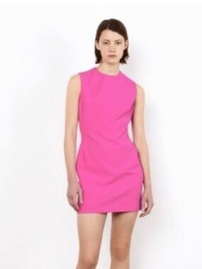 Zara Sleeveless Pink Shift Dress